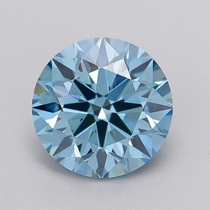 Ideal Loose Diamond - ROUND 2.04ct Fancy Vivid Blue VS1: Ideal Loose Diamond - ROUND 2.04ct Fancy Vivid Blue VS1 Source: This is a real non-mined Diamond that has been grown in a lab Shape: ROUND Carats: 2.04 Color: Fancy Vivid Blue Certification: IGI Video