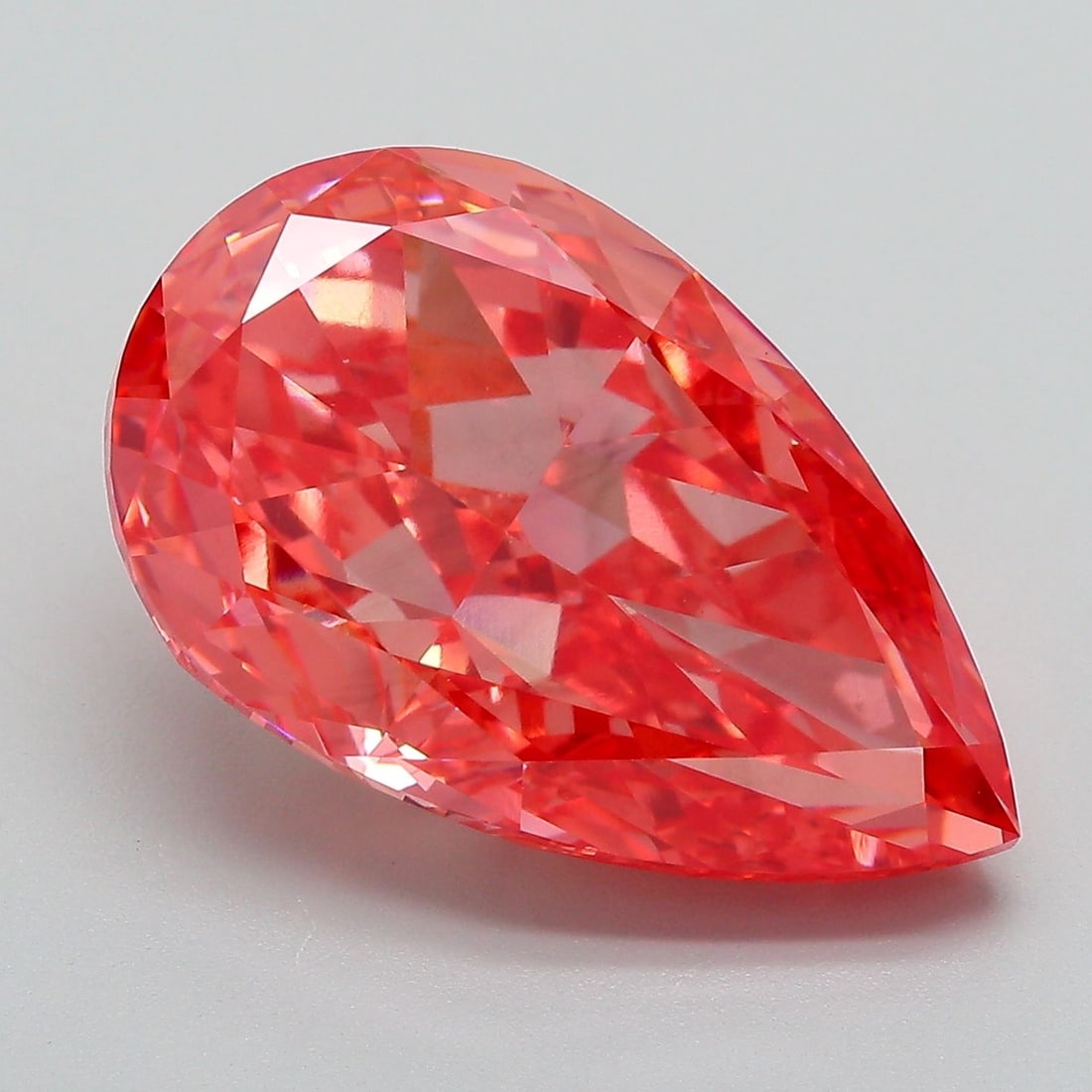 Loose Diamond - PEAR 10.01ct Fancy Vivid Pink VS1 (1 of 1)