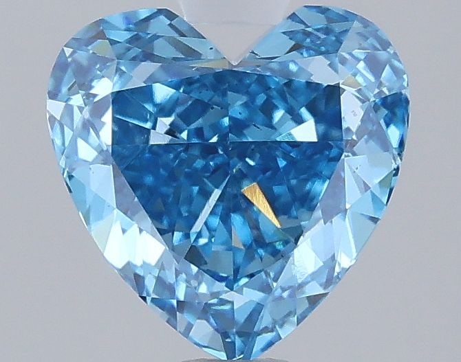 Loose Diamond - HEART 1.49ct Fancy Vivid Blue VS2: Loose Diamond - HEART 1.49ct Fancy Vivid Blue VS2 Source: This is a real non-mined Diamond that has been grown in a lab Shape: HEART Carats: 1.49 Color: Fancy Vivid Blue Certification: IGI Video: