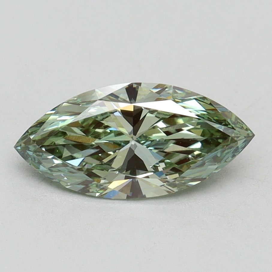 Loose Diamond - MARQUISE 1.0ct Fancy Intense Green VS1: Loose Diamond - MARQUISE 1.0ct Fancy Intense Green VS1 Source: This is a real non-mined Diamond that has been grown in a lab Shape: MARQUISE Carats: 1.0 Color: Fancy Intense Green Certification: IGI V