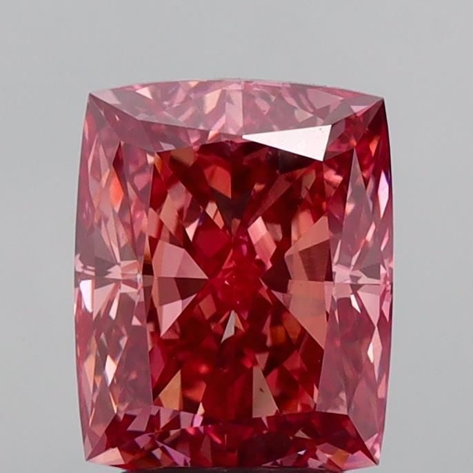 Loose Diamond - CUSHION MODIFIED 3.23ct Fancy Vivid Pink VS1: Loose Diamond - CUSHION MODIFIED 3.23ct Fancy Vivid Pink VS1 Source: This is a real non-mined Diamond that has been grown in a lab Shape: CUSHION MODIFIED Carats: 3.23 Color: Fancy Vivid Pink Certific
