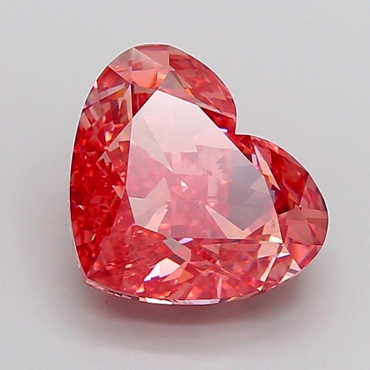 Loose Diamond - HEART 8.0ct Fancy Vivid Pink VS1: Loose Diamond - HEART 8.0ct Fancy Vivid Pink VS1 Source: This is a real non-mined Diamond that has been grown in a lab Shape: HEART Carats: 8.0 Color: Fancy Vivid Pink Certification: IGI Video: