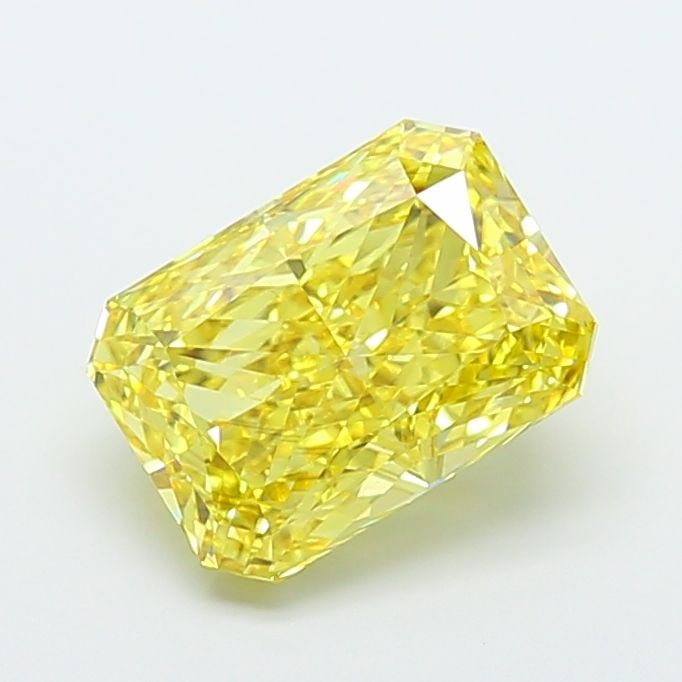 Loose Diamond - RADIANT 4.7ct Fancy Vivid Yellow VS1: Loose Diamond - RADIANT 4.7ct Fancy Vivid Yellow VS1 Source: This is a real non-mined Diamond that has been grown in a lab Shape: RADIANT Carats: 4.7 Color: Fancy Vivid Yellow Certification: IGI Video