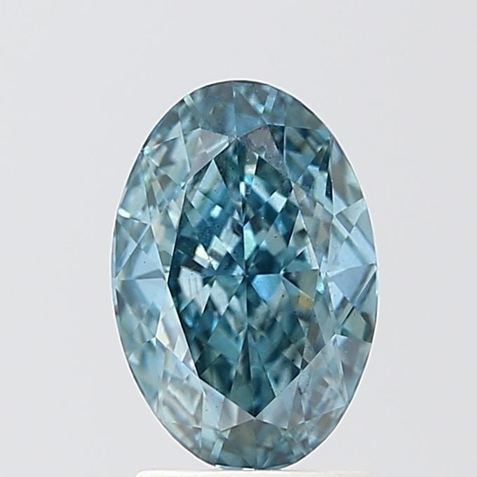 Loose Diamond - OVAL 2.1ct Fancy Vivid Blue VS2: Loose Diamond - OVAL 2.1ct Fancy Vivid Blue VS2 Source: This is a real non-mined Diamond that has been grown in a lab Shape: OVAL Carats: 2.1 Color: Fancy Vivid Blue Certification: IGI Video: