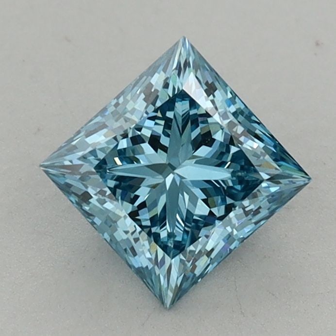 Loose Diamond - PRINCESS 1.09ct Fancy Vivid Blue VS1: Loose Diamond - PRINCESS 1.09ct Fancy Vivid Blue VS1 Source: This is a real non-mined Diamond that has been grown in a lab Shape: PRINCESS Carats: 1.09 Color: Fancy Vivid Blue Certification: IGI Video