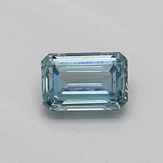 Loose Diamond - EMERALD 0.18ct Fancy Vivid Green Blue VS2: Loose Diamond - EMERALD 0.18ct Fancy Vivid Green Blue VS2 Source: This is a real non-mined Diamond that has been grown in a lab Shape: EMERALD Carats: 0.18 Color: Fancy Vivid Green Blue Certification: