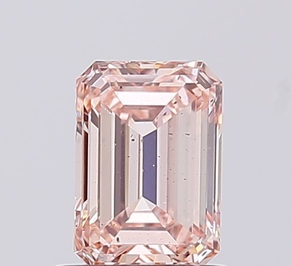 Loose Diamond - EMERALD 1.03ct Fancy Pink SI1: Loose Diamond - EMERALD 1.03ct Fancy Pink SI1 Source: This is a real non-mined Diamond that has been grown in a lab Shape: EMERALD Carats: 1.03 Color: Fancy Pink Certification: IGI Video: