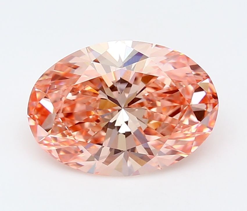 Loose Diamond - OVAL 3.61ct Fancy Vivid Pink VVS2: Loose Diamond - OVAL 3.61ct Fancy Vivid Pink VVS2 Source: This is a real non-mined Diamond that has been grown in a lab Shape: OVAL Carats: 3.61 Color: Fancy Vivid Pink Certification: IGI Video: