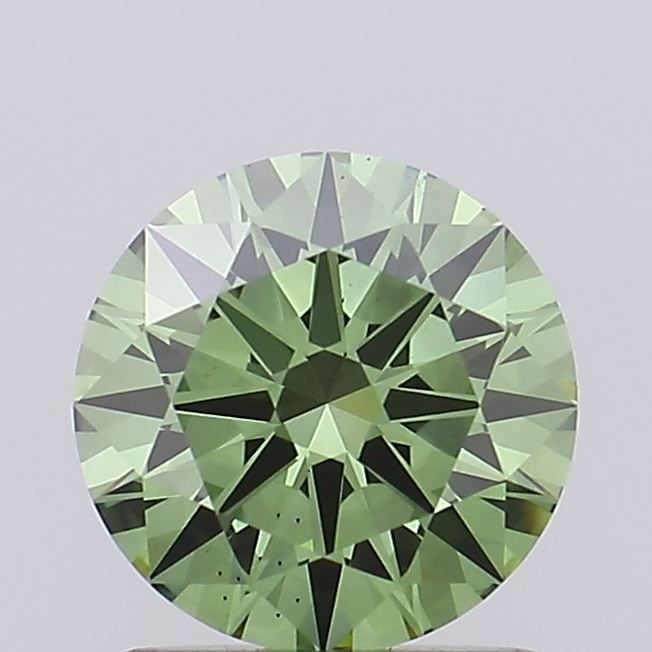 Ideal Loose Diamond - ROUND 0.96ct Fancy Vivid Green VS2: Ideal Loose Diamond - ROUND 0.96ct Fancy Vivid Green VS2 Source: This is a real non-mined Diamond that has been grown in a lab Shape: ROUND Carats: 0.96 Color: Fancy Vivid Green Certification: IGI Vid