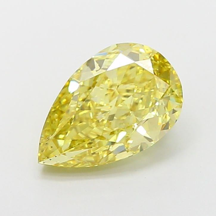 Loose Diamond - PEAR 5.01ct Fancy Intense Yellow VS2: Loose Diamond - PEAR 5.01ct Fancy Intense Yellow VS2 Source: This is a real non-mined Diamond that has been grown in a lab Shape: PEAR Carats: 5.01 Color: Fancy Intense Yellow Certification: IGI Video
