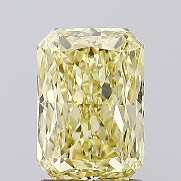 Loose Diamond - RADIANT 2.04ct Fancy Yellow VS1: Loose Diamond - RADIANT 2.04ct Fancy Yellow VS1 Source: This is a real non-mined Diamond that has been grown in a lab Shape: RADIANT Carats: 2.04 Color: Fancy Yellow Certification: IGI Video: