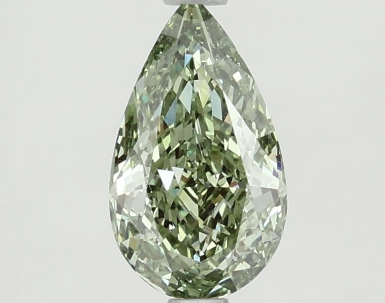 Loose Diamond - PEAR 1.14ct Fancy Vivid Green VVS2: Loose Diamond - PEAR 1.14ct Fancy Vivid Green VVS2 Source: This is a real non-mined Diamond that has been grown in a lab Shape: PEAR Carats: 1.14 Color: Fancy Vivid Green Certification: IGI Video: