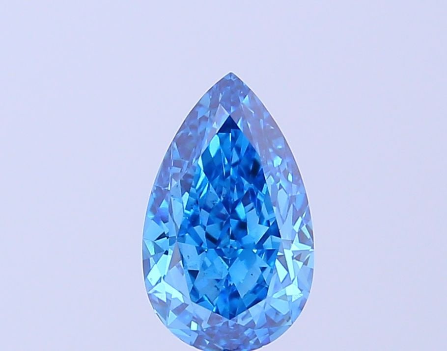 Loose Diamond - PEAR 2.01ct Fancy Vivid Blue VS2: Loose Diamond - PEAR 2.01ct Fancy Vivid Blue VS2 Source: This is a real non-mined Diamond that has been grown in a lab Shape: PEAR Carats: 2.01 Color: Fancy Vivid Blue Certification: IGI Video: