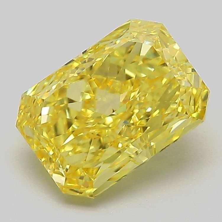 Loose Diamond - RADIANT 2.03ct Fancy Vivid Yellow VS1: Loose Diamond - RADIANT 2.03ct Fancy Vivid Yellow VS1 Source: This is a real non-mined Diamond that has been grown in a lab Shape: RADIANT Carats: 2.03 Color: Fancy Vivid Yellow Certification: IGI Vid