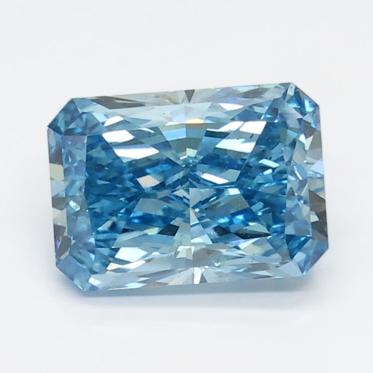 Loose Diamond - RADIANT 1.91ct Fancy Vivid Blue VS2: Loose Diamond - RADIANT 1.91ct Fancy Vivid Blue VS2 Source: This is a real non-mined Diamond that has been grown in a lab Shape: RADIANT Carats: 1.91 Color: Fancy Vivid Blue Certification: IGI Video: