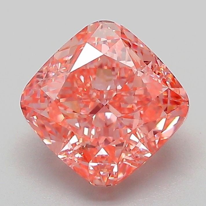 Loose Diamond - CUSHION MODIFIED 2.09ct Fancy Vivid Pink VVS2: Loose Diamond - CUSHION MODIFIED 2.09ct Fancy Vivid Pink VVS2 Source: This is a real non-mined Diamond that has been grown in a lab Shape: CUSHION MODIFIED Carats: 2.09 Color: Fancy Vivid Pink Certifi