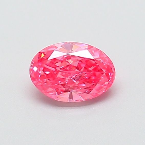 Loose Diamond - OVAL 0.54ct Fancy Vivid Pink VS1: Loose Diamond - OVAL 0.54ct Fancy Vivid Pink VS1 Source: This is a real non-mined Diamond that has been grown in a lab Shape: OVAL Carats: 0.54 Color: Fancy Vivid Pink Certification: IGI Video: