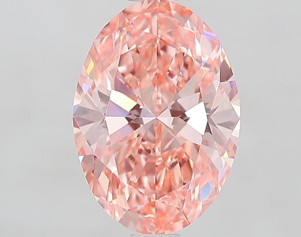 Loose Diamond - OVAL 2.0ct Fancy Vivid Pink VVS2: Loose Diamond - OVAL 2.0ct Fancy Vivid Pink VVS2 Source: This is a real non-mined Diamond that has been grown in a lab Shape: OVAL Carats: 2.0 Color: Fancy Vivid Pink Certification: IGI Video: