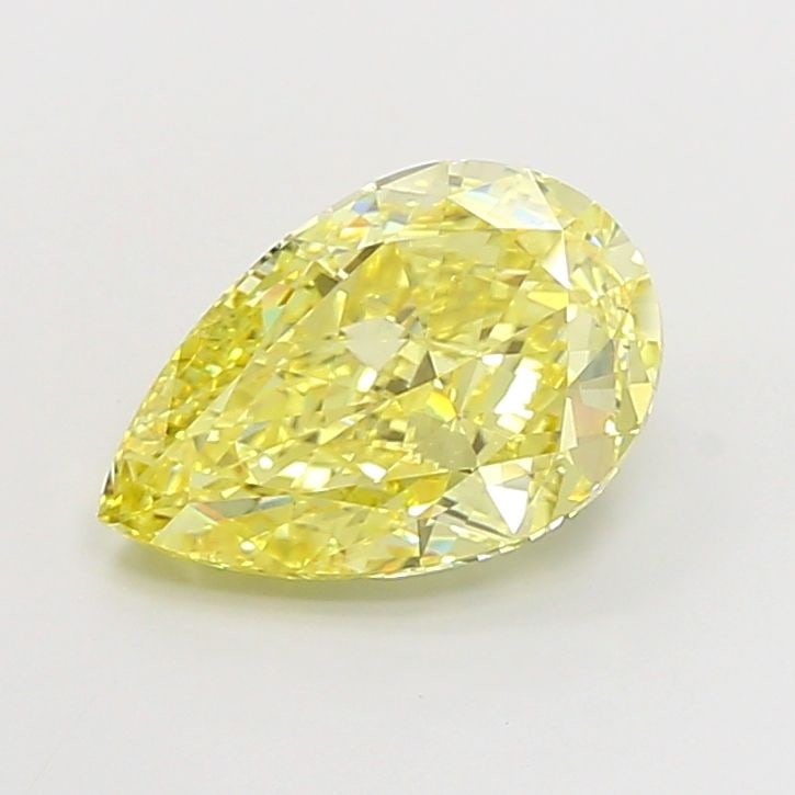 Loose Diamond - PEAR 4.01ct Fancy Intense Yellow VS2: Loose Diamond - PEAR 4.01ct Fancy Intense Yellow VS2 Source: This is a real non-mined Diamond that has been grown in a lab Shape: PEAR Carats: 4.01 Color: Fancy Intense Yellow Certification: IGI Video