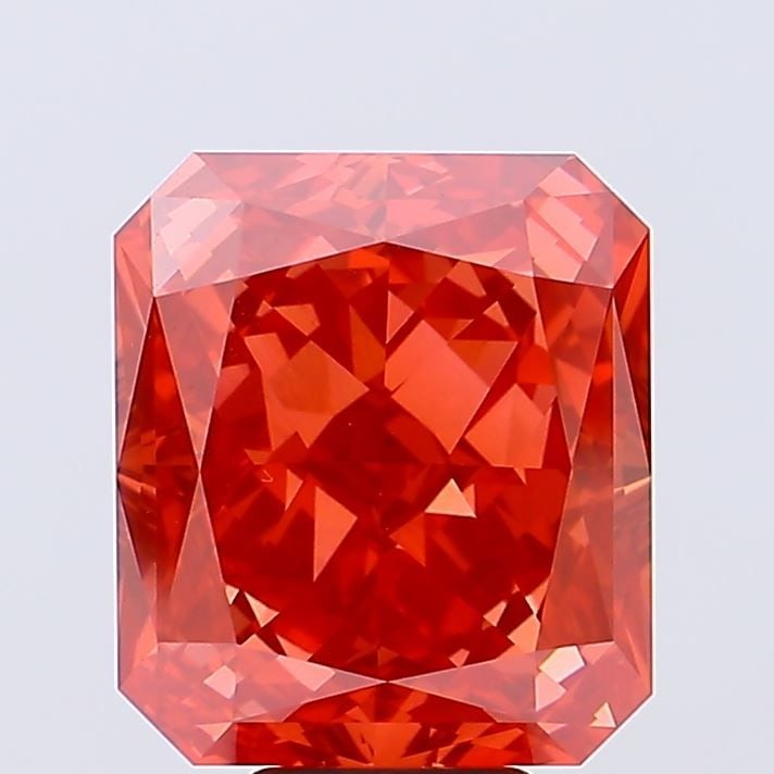 Loose Diamond - RADIANT 11.01ct Fancy Vivid Red VS1: Loose Diamond - RADIANT 11.01ct Fancy Vivid Red VS1 Source: This is a real non-mined Diamond that has been grown in a lab Shape: RADIANT Carats: 11.01 Color: Fancy Vivid Red Certification: IGI Video: