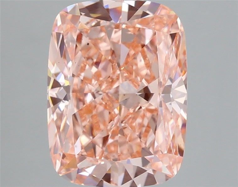 Loose Diamond - CUSHION MODIFIED 3.1ct Fancy Vivid Pink VS2: Loose Diamond - CUSHION MODIFIED 3.1ct Fancy Vivid Pink VS2 Source: This is a real non-mined Diamond that has been grown in a lab Shape: CUSHION MODIFIED Carats: 3.1 Color: Fancy Vivid Pink Certificat