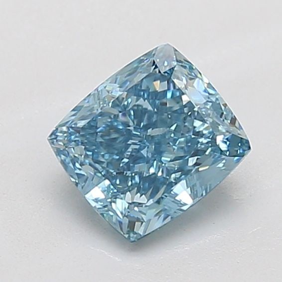 Loose Diamond - CUSHION MODIFIED 1.28ct Fancy Vivid Blue VVS2: Loose Diamond - CUSHION MODIFIED 1.28ct Fancy Vivid Blue VVS2 Source: This is a real non-mined Diamond that has been grown in a lab Shape: CUSHION MODIFIED Carats: 1.28 Color: Fancy Vivid Blue Certifi