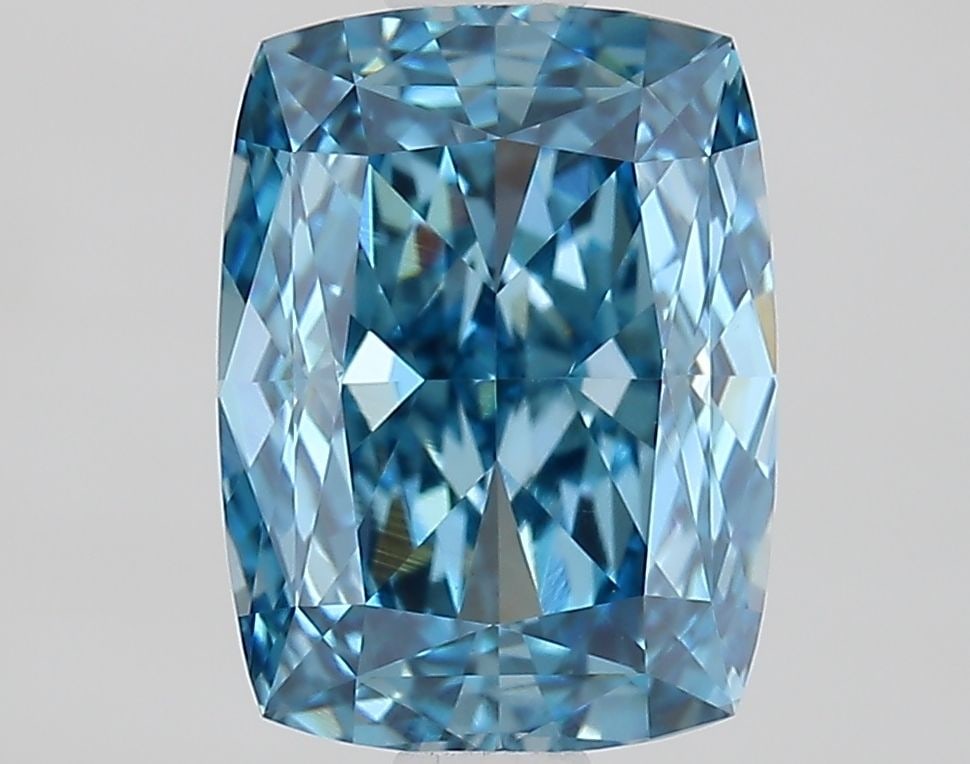 Loose Diamond - CUSHION MODIFIED 1.83ct Fancy Vivid Blue VVS2: Loose Diamond - CUSHION MODIFIED 1.83ct Fancy Vivid Blue VVS2 Source: This is a real non-mined Diamond that has been grown in a lab Shape: CUSHION MODIFIED Carats: 1.83 Color: Fancy Vivid Blue Certifi