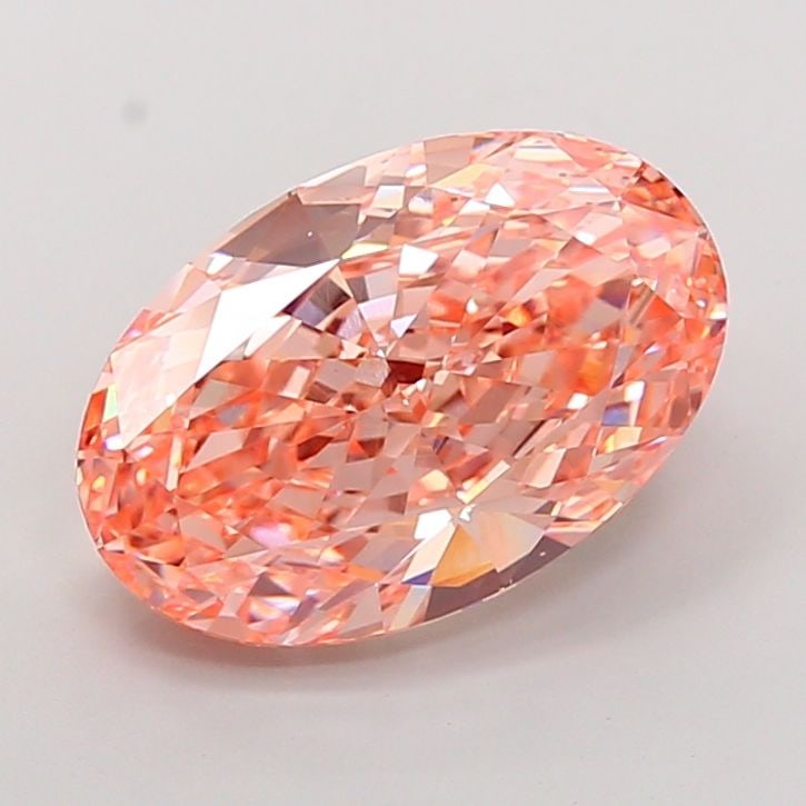 Loose Diamond - OVAL 8.09ct Fancy Vivid Pink VVS2: Loose Diamond - OVAL 8.09ct Fancy Vivid Pink VVS2 Source: This is a real non-mined Diamond that has been grown in a lab Shape: OVAL Carats: 8.09 Color: Fancy Vivid Pink Certification: IGI Video: