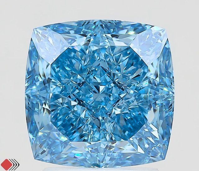 Loose Diamond - CUSHION MODIFIED 3.14ct Fancy Vivid Blue VVS2: Loose Diamond - CUSHION MODIFIED 3.14ct Fancy Vivid Blue VVS2 Source: This is a real non-mined Diamond that has been grown in a lab Shape: CUSHION MODIFIED Carats: 3.14 Color: Fancy Vivid Blue Certifi