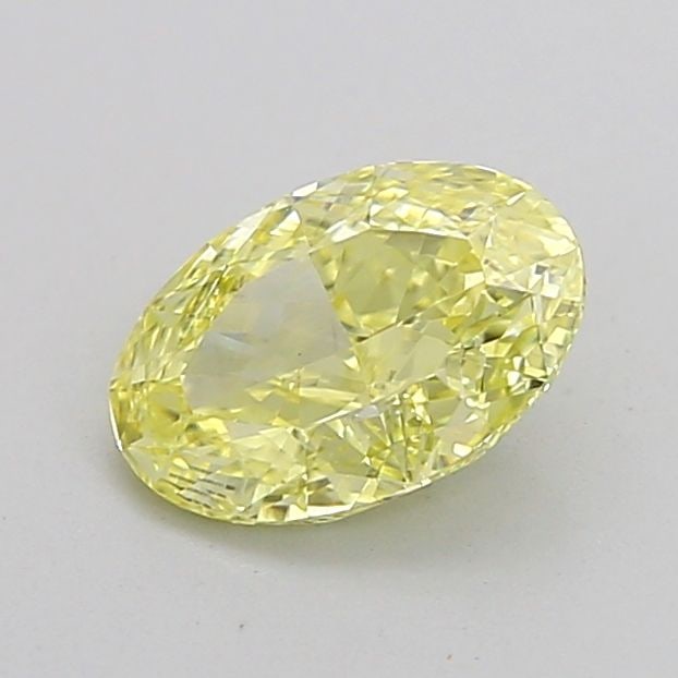 Loose Diamond - OVAL 1.0ct Fancy Intense Yellow VS1: Loose Diamond - OVAL 1.0ct Fancy Intense Yellow VS1 Source: This is a real non-mined Diamond that has been grown in a lab Shape: OVAL Carats: 1.0 Color: Fancy Intense Yellow Certification: IGI Video: