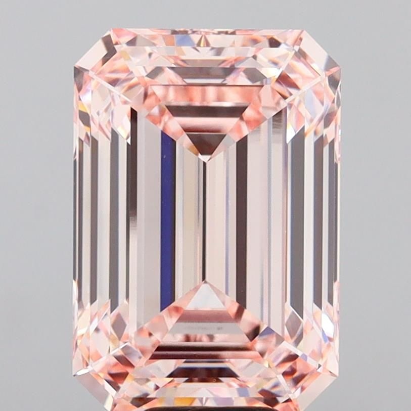 Loose Diamond - EMERALD 10.72ct Fancy Intense Pink VVS2: Loose Diamond - EMERALD 10.72ct Fancy Intense Pink VVS2 Source: This is a real non-mined Diamond that has been grown in a lab Shape: EMERALD Carats: 10.72 Color: Fancy Intense Pink Certification: IGI 