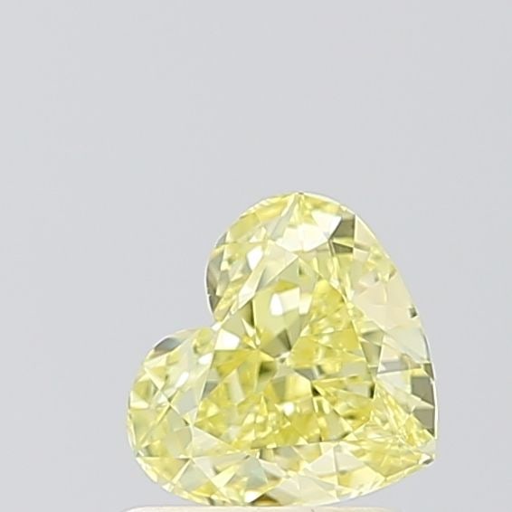 Loose Diamond - HEART 1.0ct Fancy Intense Yellow VVS2: Loose Diamond - HEART 1.0ct Fancy Intense Yellow VVS2 Source: This is a real non-mined Diamond that has been grown in a lab Shape: HEART Carats: 1.0 Color: Fancy Intense Yellow Certification: IGI Vide