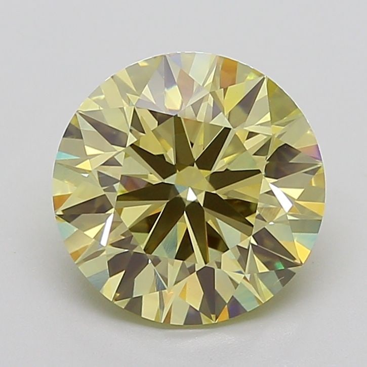Ideal Loose Diamond - ROUND 6.02ct Fancy Yellow VS1 (1 of 1)