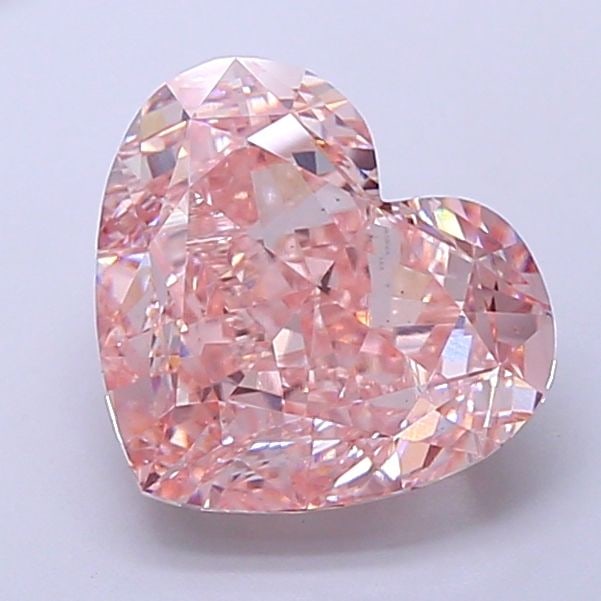 Loose Diamond - HEART 5.33ct Fancy Intense Pink VS2: Loose Diamond - HEART 5.33ct Fancy Intense Pink VS2 Source: This is a real non-mined Diamond that has been grown in a lab Shape: HEART Carats: 5.33 Color: Fancy Intense Pink Certification: IGI Video: