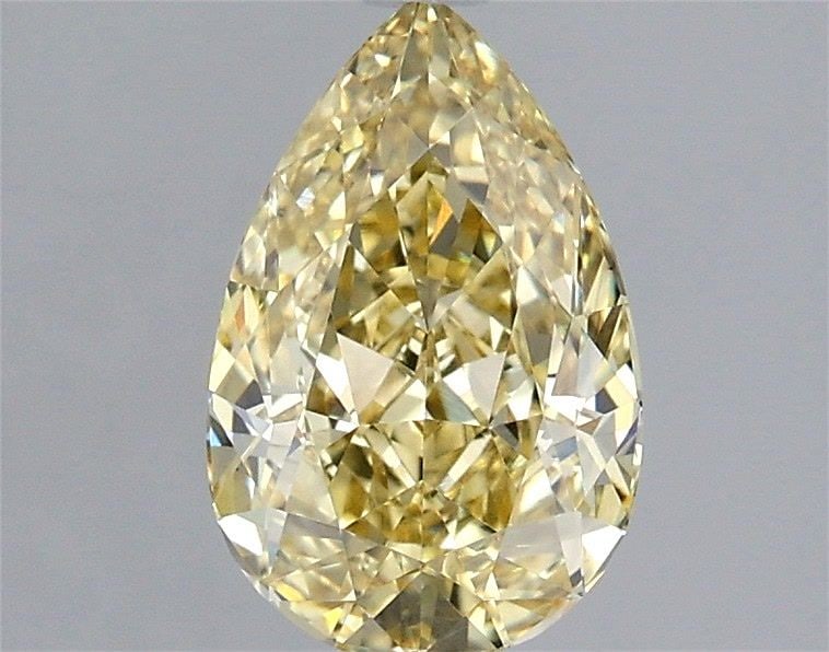 Loose Diamond - PEAR 1.51ct Fancy Yellow VS1: Loose Diamond - PEAR 1.51ct Fancy Yellow VS1 Source: This is a real non-mined Diamond that has been grown in a lab Shape: PEAR Carats: 1.51 Color: Fancy Yellow Certification: IGI Video: