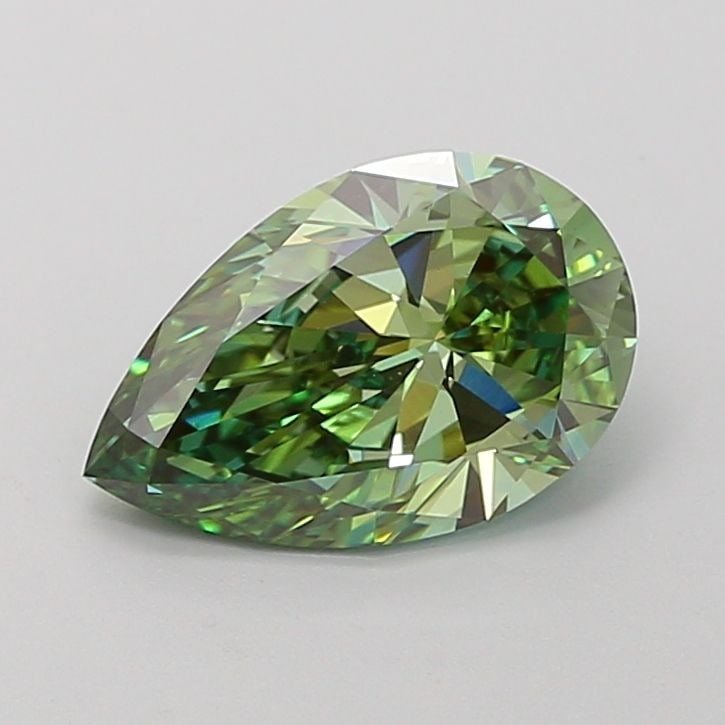 Loose Diamond - PEAR 1.94ct Fancy Vivid Green VS1: Loose Diamond - PEAR 1.94ct Fancy Vivid Green VS1 Source: This is a real non-mined Diamond that has been grown in a lab Shape: PEAR Carats: 1.94 Color: Fancy Vivid Green Certification: IGI Video: