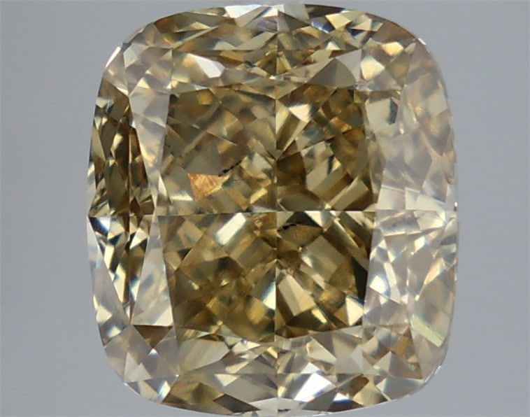 Loose Diamond - CUSHION MODIFIED 5.32ct Fancy Gray Yellow VS2: Loose Diamond - CUSHION MODIFIED 5.32ct Fancy Gray Yellow VS2 Source: This is a real non-mined Diamond that has been grown in a lab Shape: CUSHION MODIFIED Carats: 5.32 Color: Fancy Gray Yellow Certif