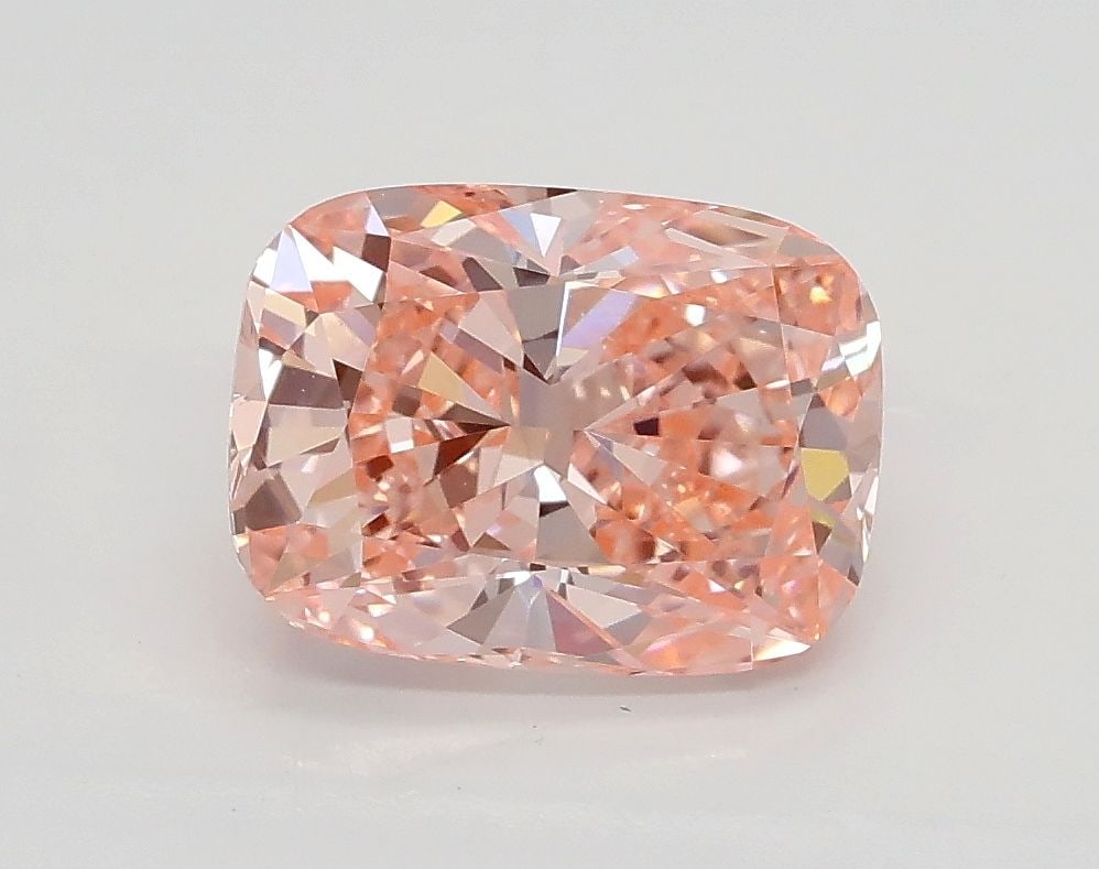 Loose Diamond - CUSHION BRILLIANT 1.5ct Fancy Intense Pink VS1: Loose Diamond - CUSHION BRILLIANT 1.5ct Fancy Intense Pink VS1 Source: This is a real non-mined Diamond that has been grown in a lab Shape: CUSHION BRILLIANT Carats: 1.5 Color: Fancy Intense Pink Cert