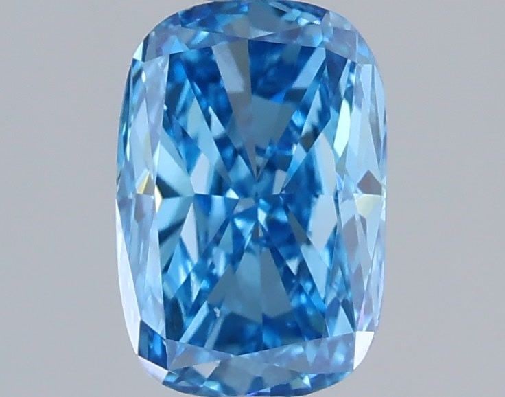 Loose Diamond - CUSHION MODIFIED 1.05ct Fancy Vivid Blue VS1: Loose Diamond - CUSHION MODIFIED 1.05ct Fancy Vivid Blue VS1 Source: This is a real non-mined Diamond that has been grown in a lab Shape: CUSHION MODIFIED Carats: 1.05 Color: Fancy Vivid Blue Certific