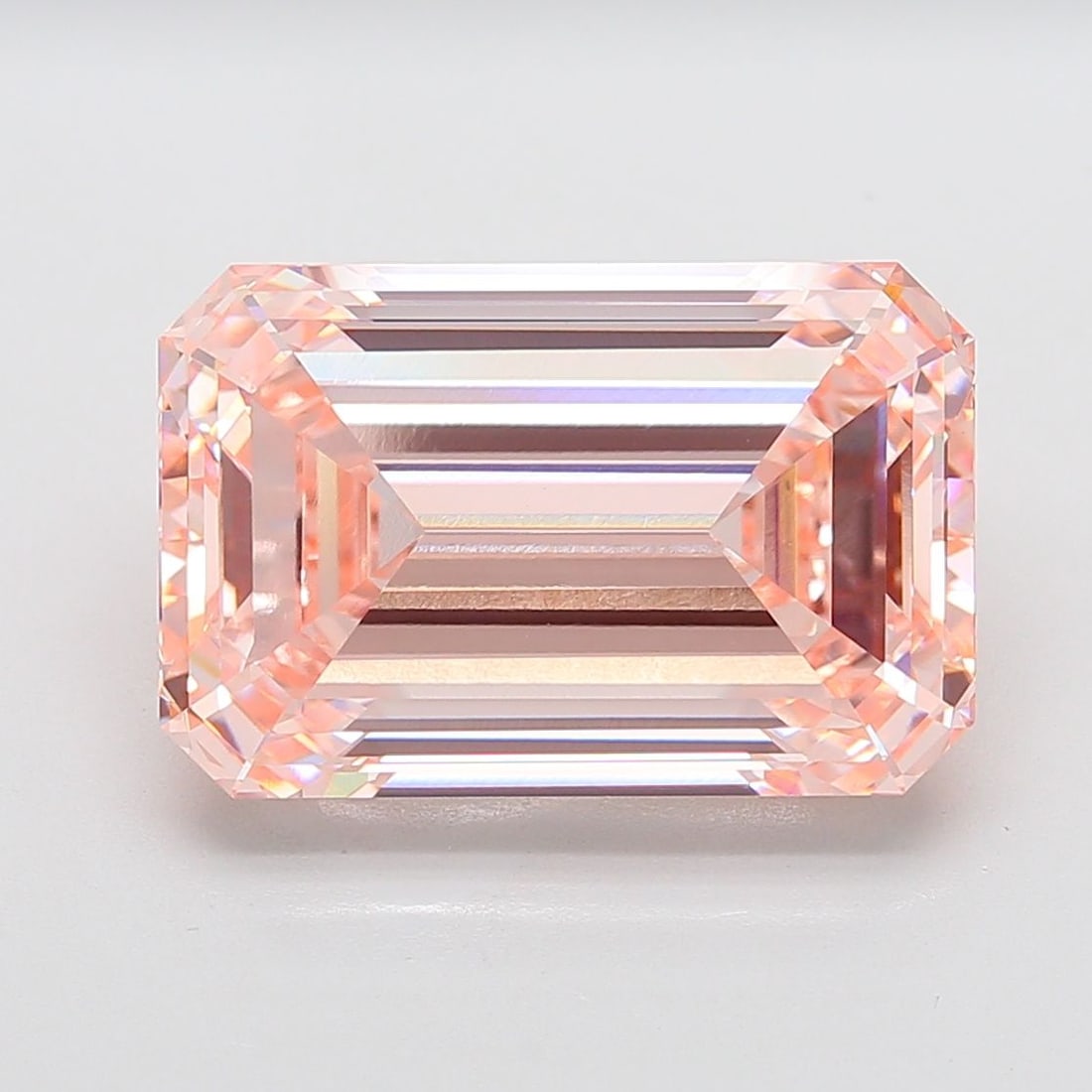 Loose Diamond - EMERALD 15.11ct Fancy Intense Pink VVS2: Loose Diamond - EMERALD 15.11ct Fancy Intense Pink VVS2 Source: This is a real non-mined Diamond that has been grown in a lab Shape: EMERALD Carats: 15.11 Color: Fancy Intense Pink Certification: IGI 