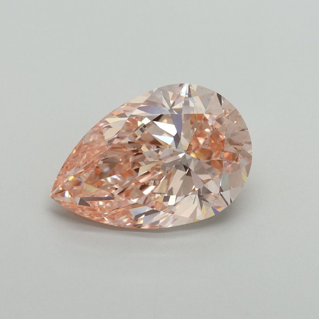 Loose Diamond - PEAR 5.01ct Fancy Intense Pink VS2: Loose Diamond - PEAR 5.01ct Fancy Intense Pink VS2 Source: This is a real non-mined Diamond that has been grown in a lab Shape: PEAR Carats: 5.01 Color: Fancy Intense Pink Certification: IGI Video: