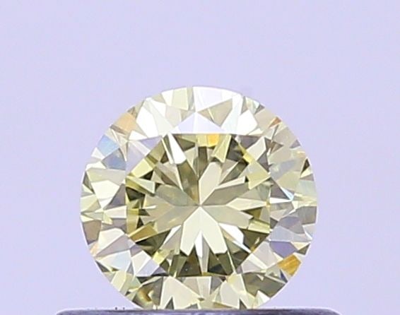 Loose Diamond - ROUND 0.39ct Fancy Light Yellow VS1: Loose Diamond - ROUND 0.39ct Fancy Light Yellow VS1 Source: This is a real non-mined Diamond that has been grown in a lab Shape: ROUND Carats: 0.39 Color: Fancy Light Yellow Certification: IGI Video: