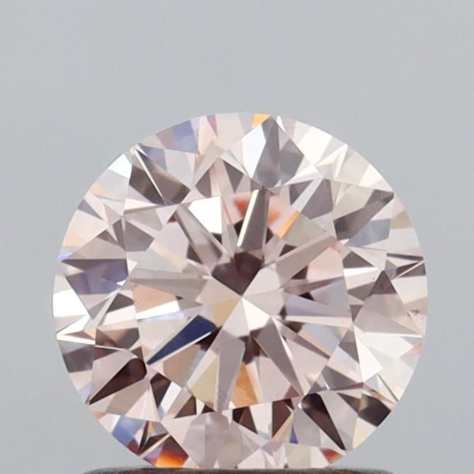 Loose Diamond - ROUND 1.01ct Fancy Light Pink VS1: Loose Diamond - ROUND 1.01ct Fancy Light Pink VS1 Source: This is a real non-mined Diamond that has been grown in a lab Shape: ROUND Carats: 1.01 Color: Fancy Light Pink Certification: IGI Video: