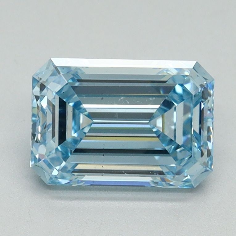 Loose Diamond - EMERALD 1.54ct Fancy Intense Blue VS2: Loose Diamond - EMERALD 1.54ct Fancy Intense Blue VS2 Source: This is a real non-mined Diamond that has been grown in a lab Shape: EMERALD Carats: 1.54 Color: Fancy Intense Blue Certification: IGI Vid