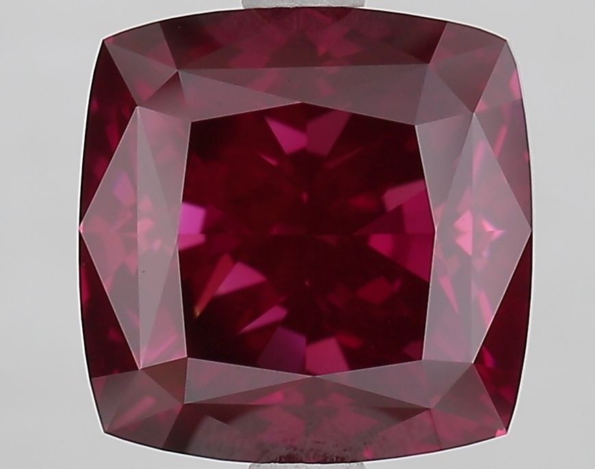 Loose Diamond - CUSHION MODIFIED 3.82ct Fancy Deep Pink VVS2: Loose Diamond - CUSHION MODIFIED 3.82ct Fancy Deep Pink VVS2 Source: This is a real non-mined Diamond that has been grown in a lab Shape: CUSHION MODIFIED Carats: 3.82 Color: Fancy Deep Pink Certifica