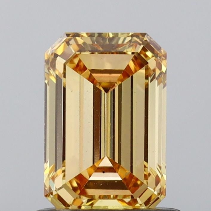 Loose Diamond - EMERALD 1.04ct Fancy Vivid Yellow VS2: Loose Diamond - EMERALD 1.04ct Fancy Vivid Yellow VS2 Source: This is a real non-mined Diamond that has been grown in a lab Shape: EMERALD Carats: 1.04 Color: Fancy Vivid Yellow Certification: NONE Vi