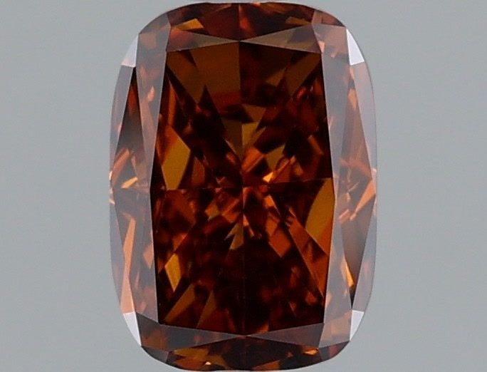 Loose Diamond - CUSHION MODIFIED 1.12ct Fancy Deep Orange VVS2: Loose Diamond - CUSHION MODIFIED 1.12ct Fancy Deep Orange VVS2 Source: This is a real non-mined Diamond that has been grown in a lab Shape: CUSHION MODIFIED Carats: 1.12 Color: Fancy Deep Orange Certi