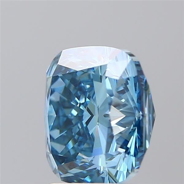 Loose Diamond - CUSHION BRILLIANT 3.03ct Fancy Vivid Blue VVS2: Loose Diamond - CUSHION BRILLIANT 3.03ct Fancy Vivid Blue VVS2 Source: This is a real non-mined Diamond that has been grown in a lab Shape: CUSHION BRILLIANT Carats: 3.03 Color: Fancy Vivid Blue Certi