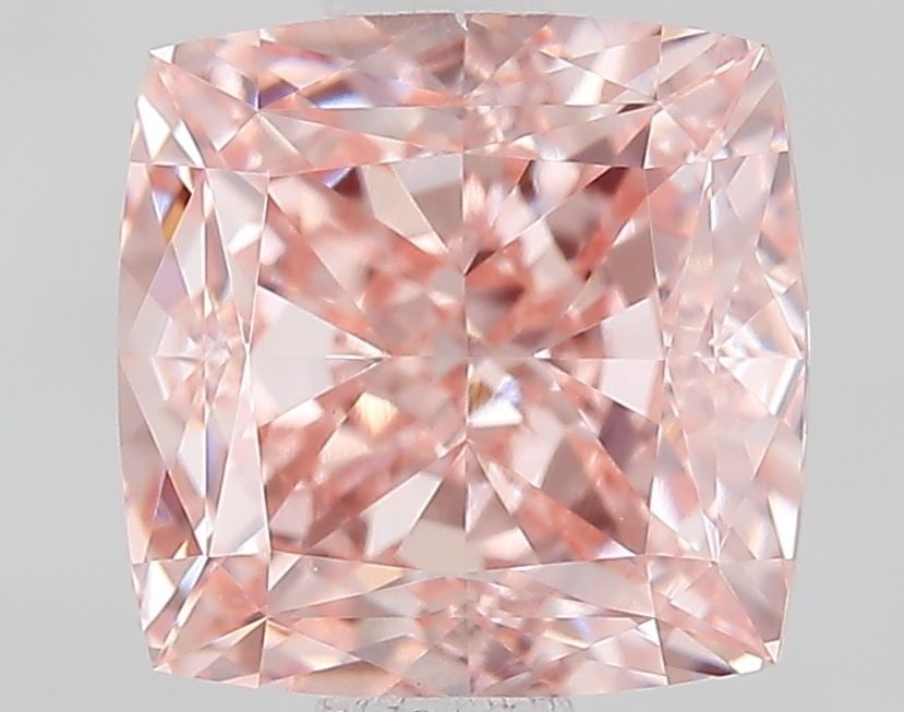 Loose Diamond - CUSHION MODIFIED 1.4ct Fancy Intense Pink VVS2: Loose Diamond - CUSHION MODIFIED 1.4ct Fancy Intense Pink VVS2 Source: This is a real non-mined Diamond that has been grown in a lab Shape: CUSHION MODIFIED Carats: 1.4 Color: Fancy Intense Pink Certi