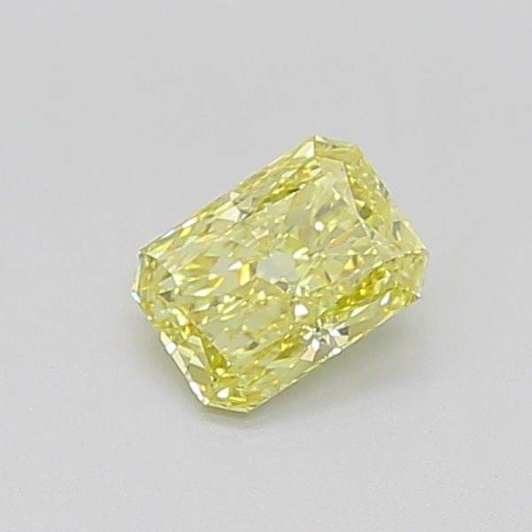 Loose Diamond - RADIANT 0.86ct Fancy Intense Yellow SI1: Loose Diamond - RADIANT 0.86ct Fancy Intense Yellow SI1 Source: This is a real non-mined Diamond that has been grown in a lab Shape: RADIANT Carats: 0.86 Color: Fancy Intense Yellow Certification: IGI